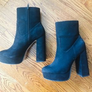 Black Platform Boots